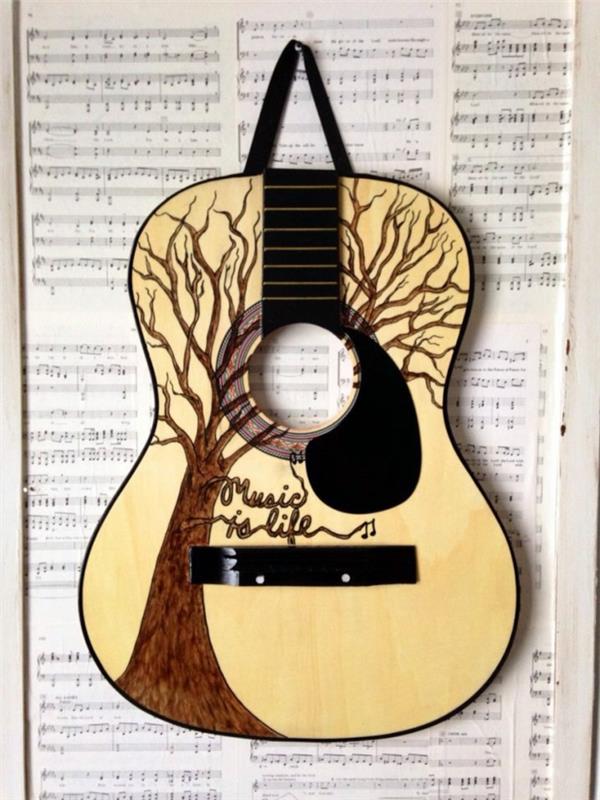 Pomysły na upcykling Pomysły na dekorowanie Pomysły na dekorowanie Pomysły na salon Pomysły na majsterkowanie Kreatywne nuty na gitarę