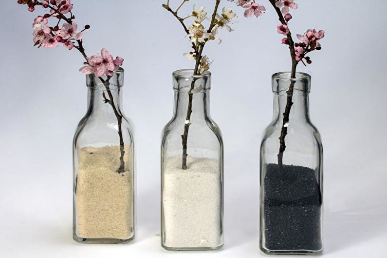 DIY Flaschendekor - Blumendekor