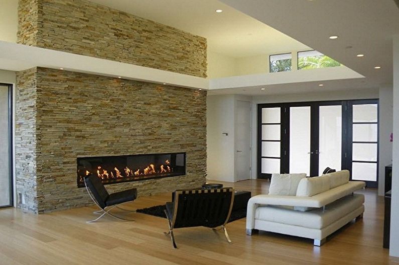 Dekorativní kámen v interiéru - minimalismus