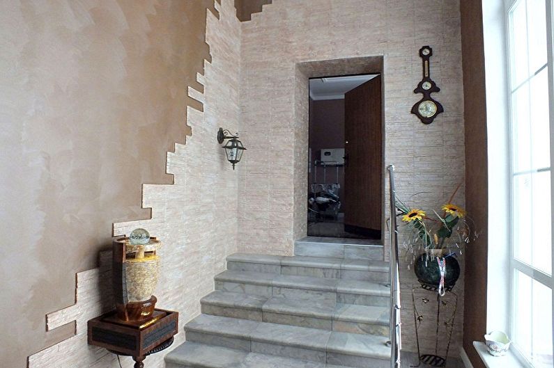 Dekorativní kámen v interiéru - foto