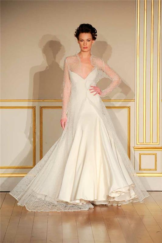 robes de mariée de créateurs robe de mariée longue 2015 ana quasoar