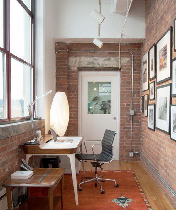 designerskie biuro airia biurko miejsce pracy praktyczne okno wąskie