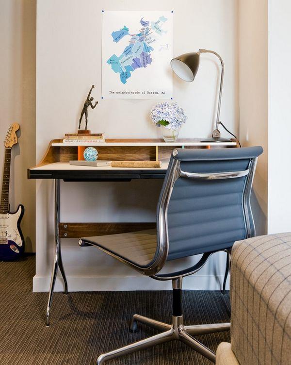 designerskie biuro swag noga biurko krzesło do pracy miejsce pracy praktycznie oszczędzające miejsce