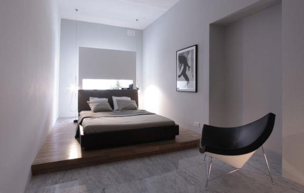 chaise de noix de coco design plancher en bois lit double étroit