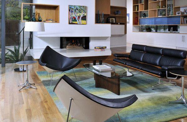 chaise de noix de coco design art mural moderne