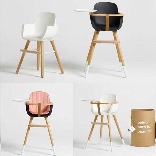 Chaises hautes design pour bébés chaise haute chaise bébé meubles pour enfants