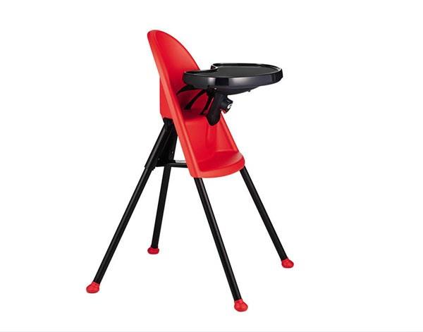 meubles design pour enfants chaises hautes pour bébés chaise bébé rouge noir