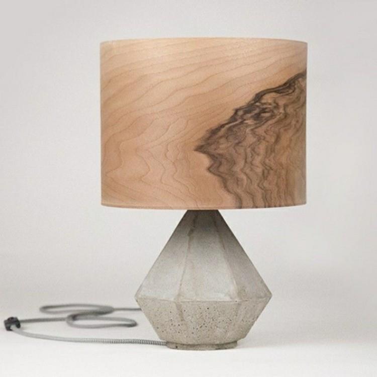 meuble design futur de materiaux étagère murale lampe de table