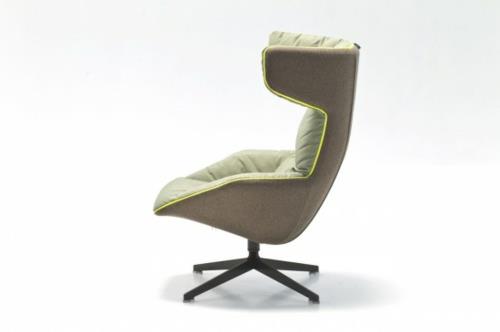 fauteuil relax design prendre une ligne pour une promenade textile moroso