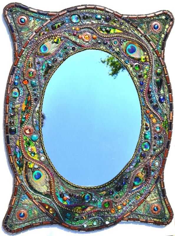 accessoires de mosaïque miroir design