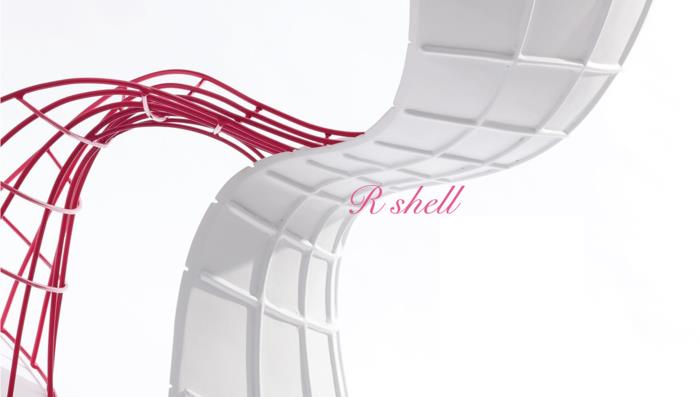 designerskie krzesło r krzesło w kształcie muszli autorstwa eva chou