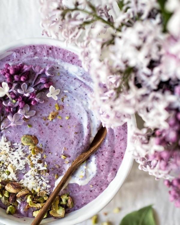 jogurt deserowy bzu jadalne kwiaty
