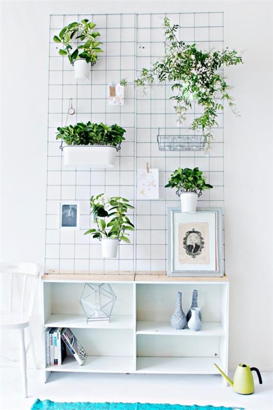 conception de bricolage de jardinière murale
