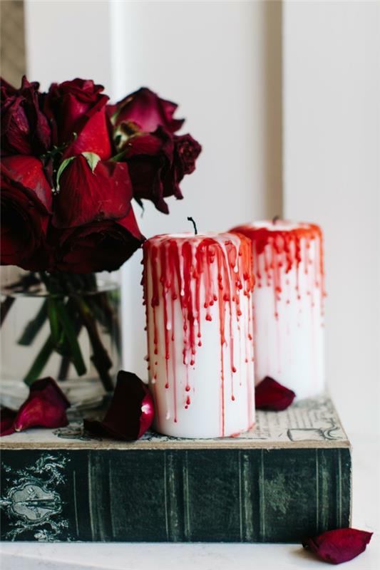 DIY pomysły na dekoracje na halloween samemu stwórz fałszywą krew