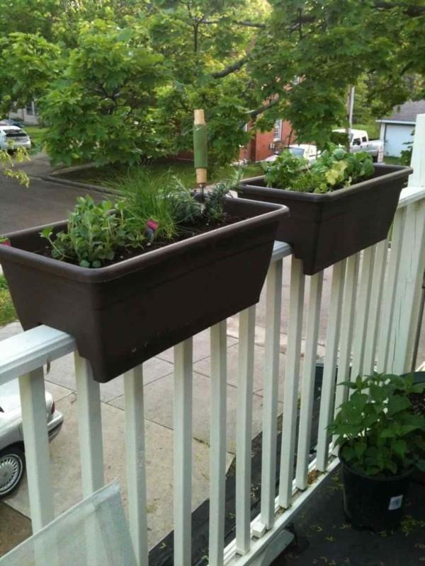 balustrade de balcon de jardinière de bricolage