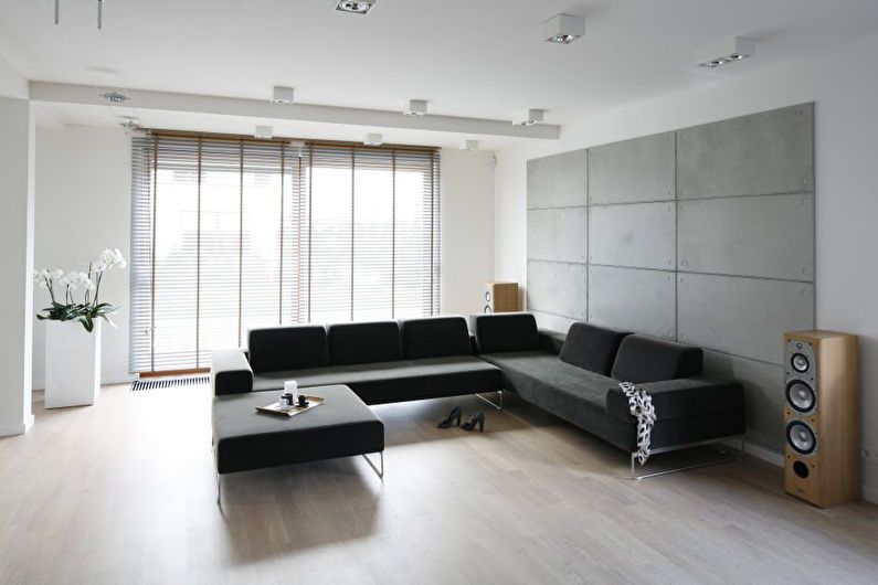Návrh interiéru obývacího pokoje 20 m2 - Foto