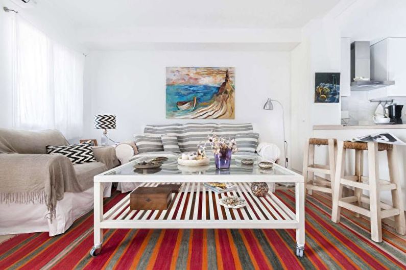 Wohnzimmer Design 2021 - Warme Palette