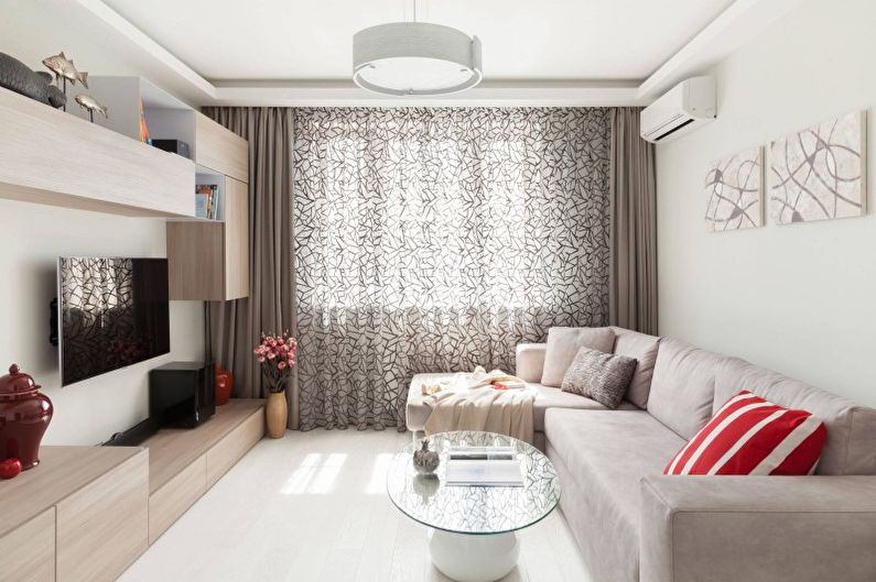 Design obývacího pokoje ve stylu minimalismu (80 fotografií)