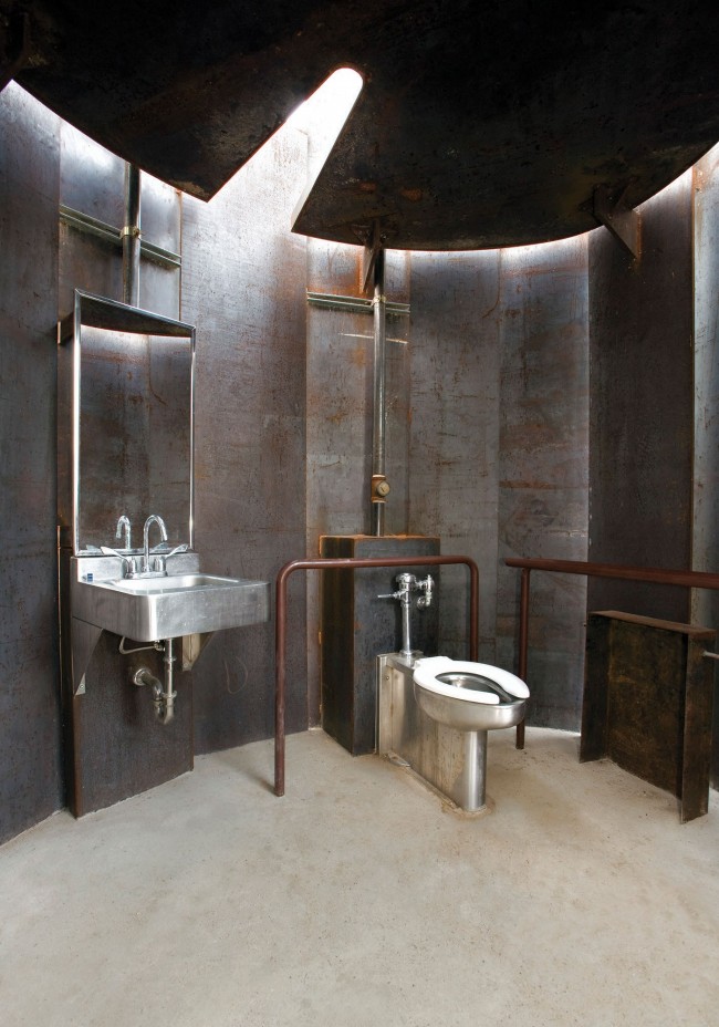 Loft-Stil im WC-Design