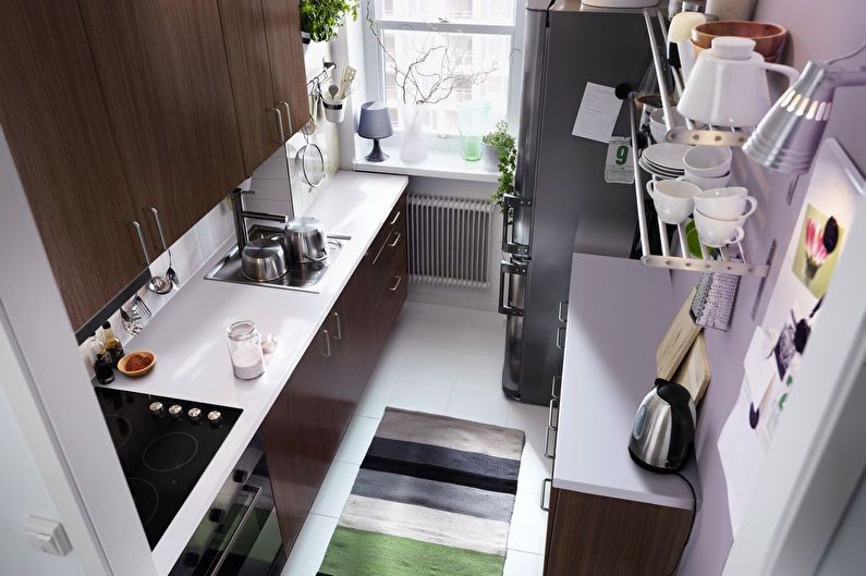 Кухненски дизайн 6 кв.м. - как да подредим мебели