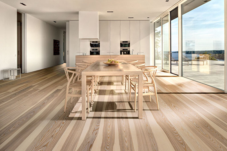 Kuchyně 8 m2 - design podlahy