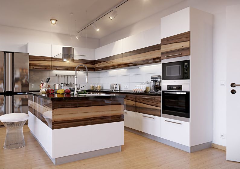 Moderní design kuchyně - kuchyňská sada
