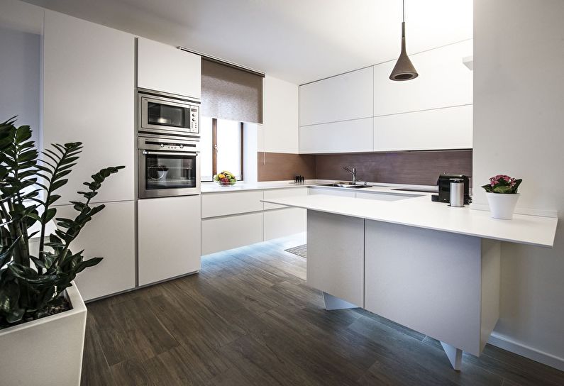 Moderní design kuchyně - úložné systémy