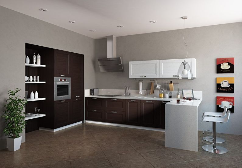 Moderní design kuchyně - fotografie