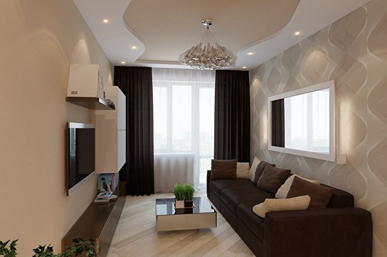 Kleines Wohnzimmer Design - Möbel