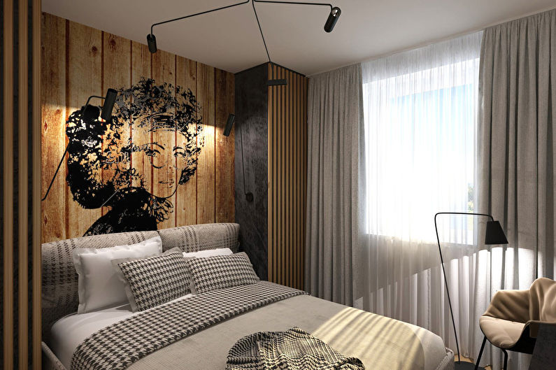 Design ložnice 9 m2 - Foto
