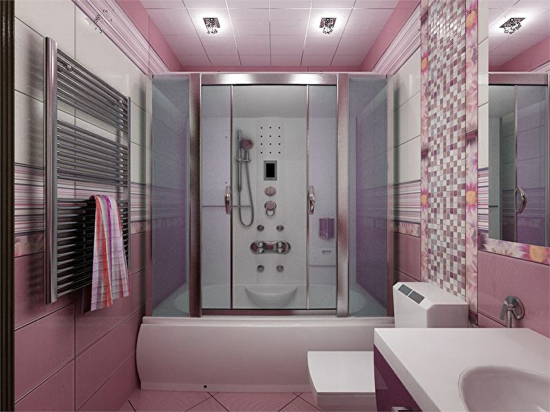 Интериорен дизайн на баня в Хрушчов