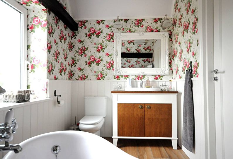 Design koupelny ve stylu Provence (55 fotografií)