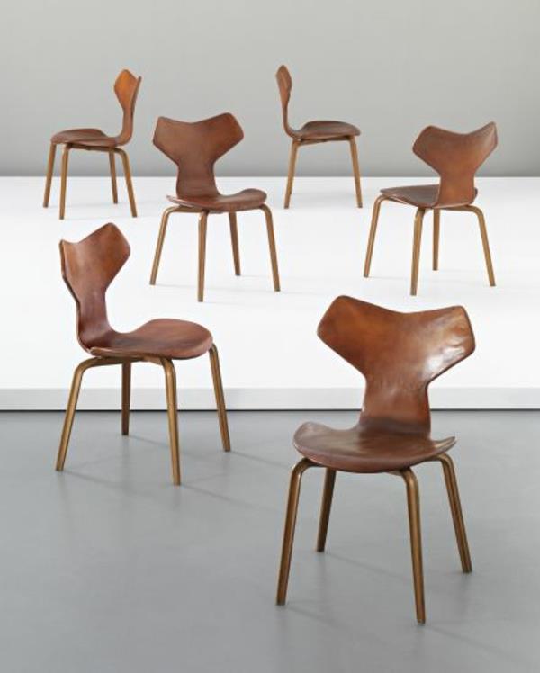 duńskie meble designerskie krzesła Arne Jacobsen grand prix