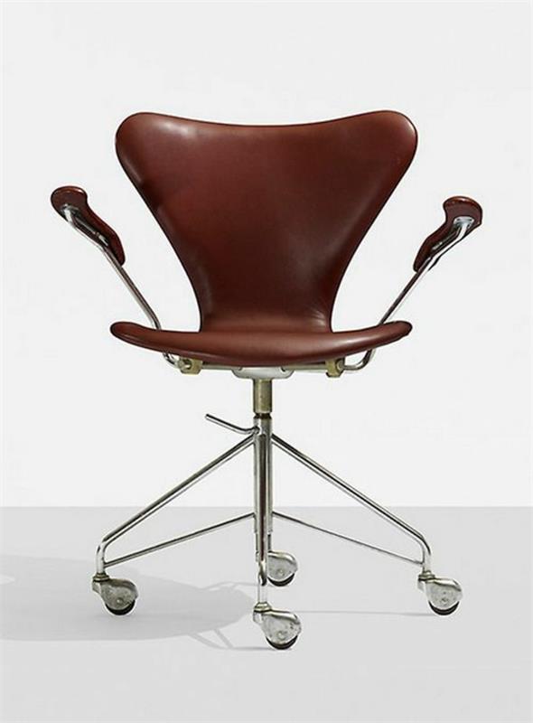 Lilia krzesła Arne Jacobsen w duńskim stylu