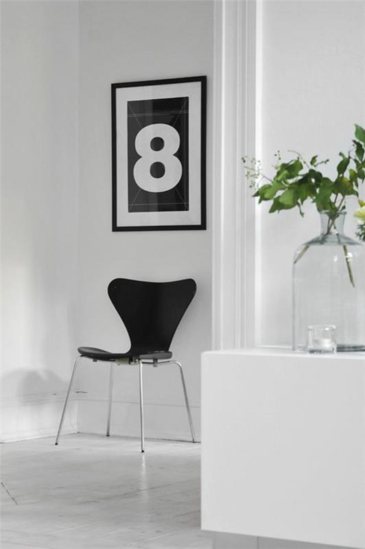 Meble duńskiego designerskiego krzesła Arne Jacobsen seria 7