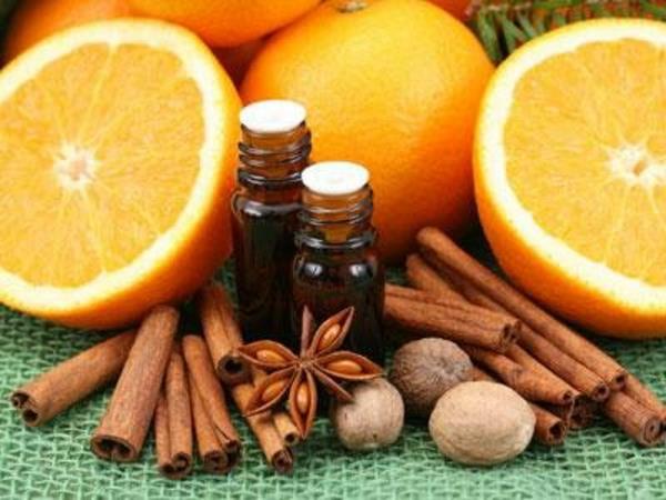 olejki zapachowe olejki eteryczne efekt pomarańczowy cynamon