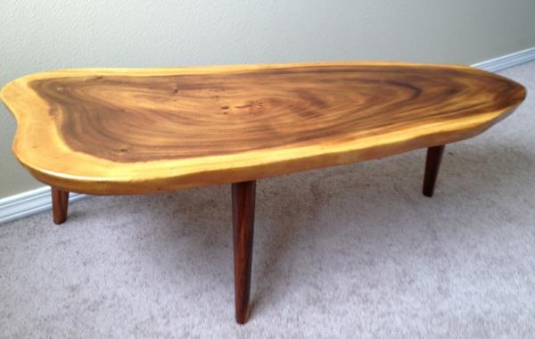 table basse de meubles en bois véritable