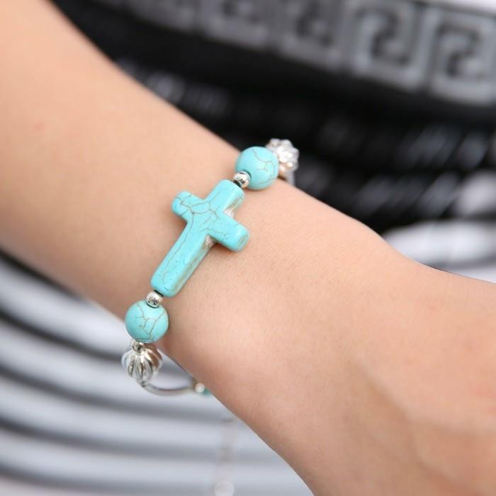 bracelet femme bijoux turquoise pierres précieuses