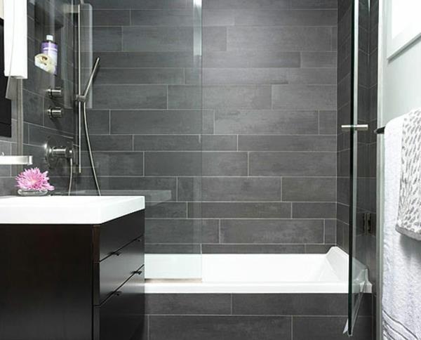 baignoire encastrée habillage carrelage salle de bain carrelage mural