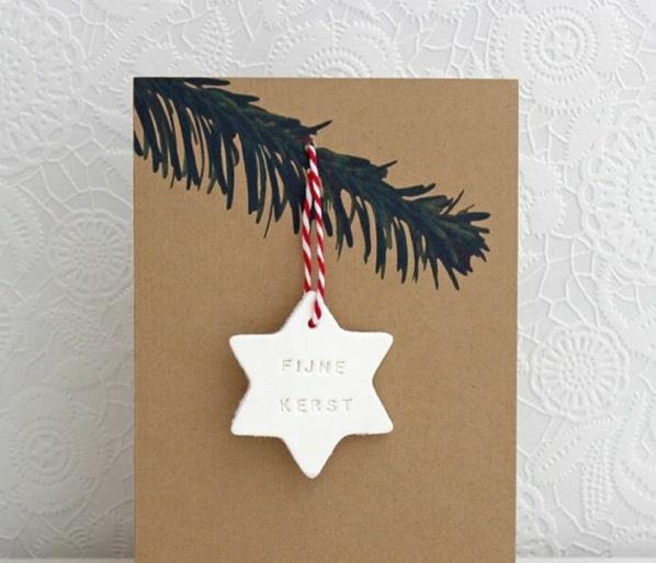 Tinker Star gałązki proste kartki świąteczne