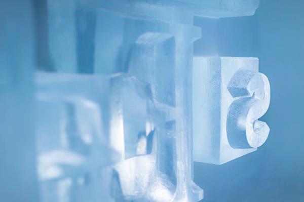 détails de l'hôtel de glace suède