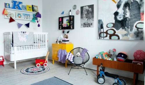 eklektyczne pomysły na wnętrze pokoju dziecka