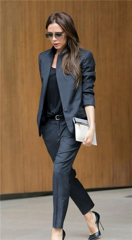 veste élégante pour femmes de mode d'affaires mode pour femmes Victoria Beckham