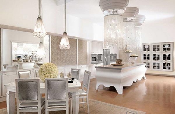 Lampes suspendues élégantes et exceptionnelles de cuisine de salle à manger design