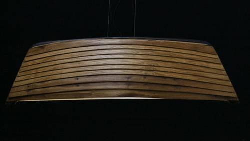 fajna lampa dryfująca romantyczne wiszące drewniane wiszące przedłużone