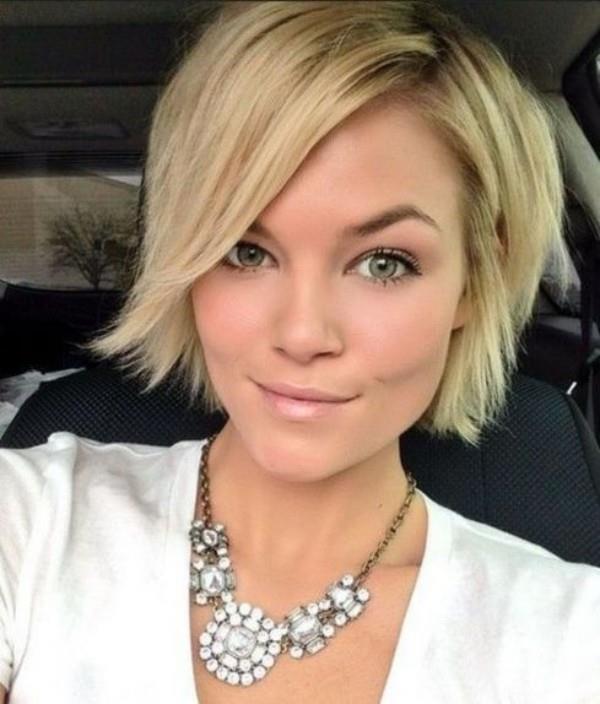 coupe de cheveux courte élégante - coiffures pour cheveux fins