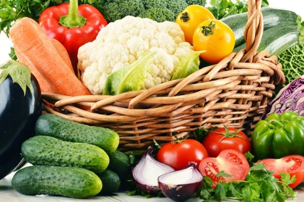 plan de régime minceur panier de légumes