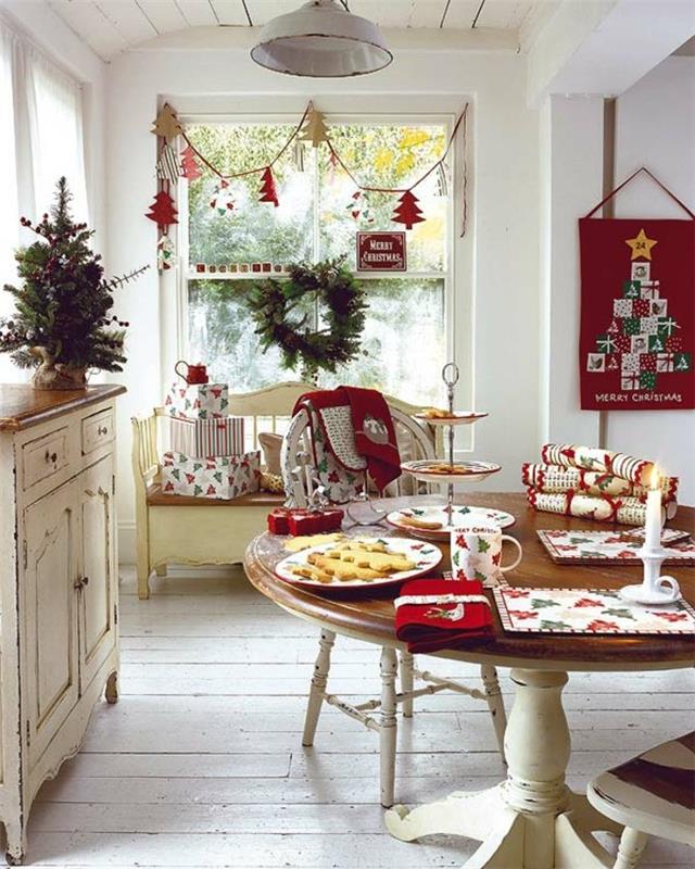 salle à manger design idées déco décoration de noël