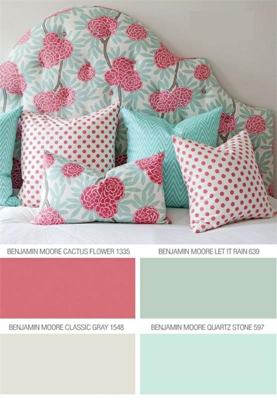 kolorystyka sypialni trend kolory benjamin moore