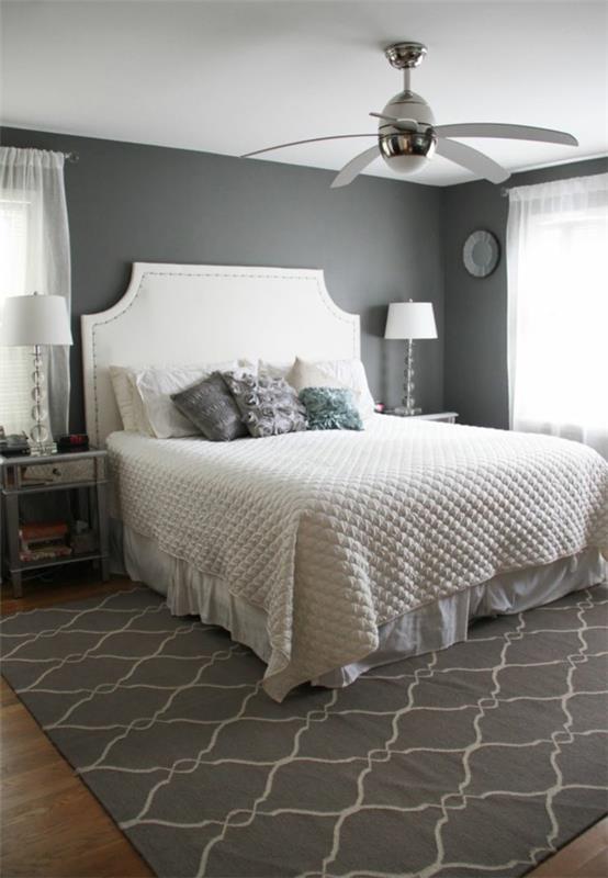 couleur design chambre mur couleur gris couleurs neutres tapis